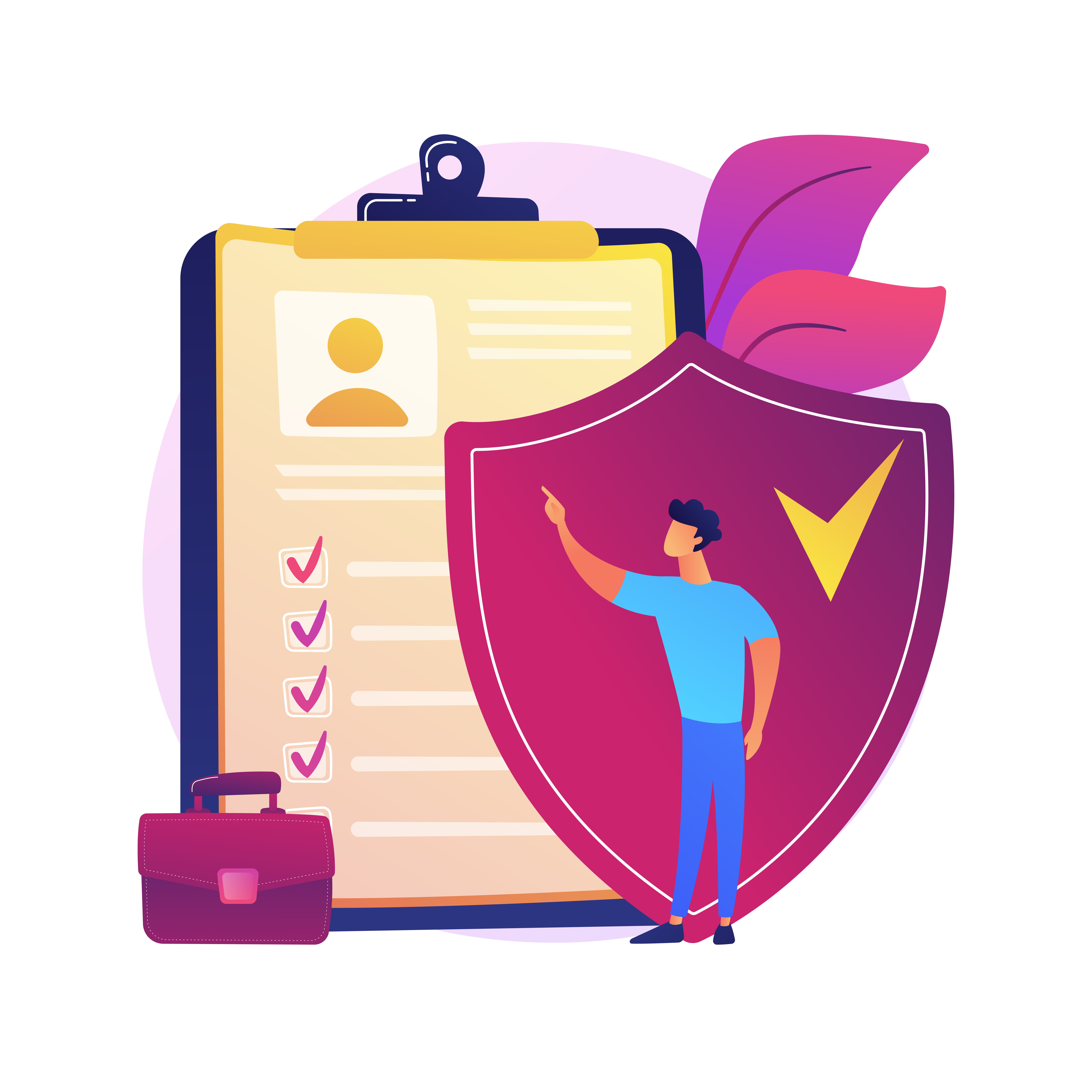 Health Insurance Claim Illustration